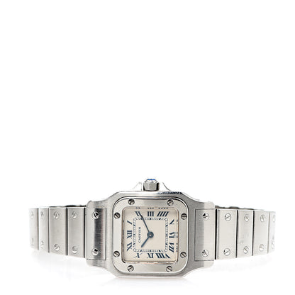Cartier Stainless Steel 24mm Santos de Galbee Quartz Watch 2 of 5