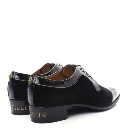 Gucci Velvet Mens Réveille L'Amour Loafers 10 Black 4 of 11