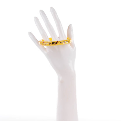 Louis Vuitton Resin Swarovski PM Inclusion Bracelet M Yellow 2 of 5