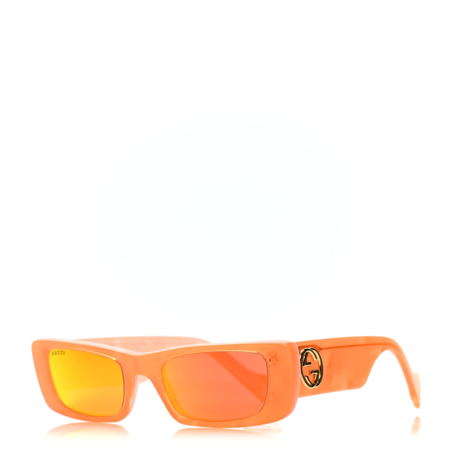 Gucci Acetate Square Sunglasses GG0516S Orange 1 of 4