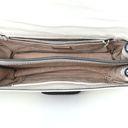 Prada Vernice Crossbody Bag White Black 5 of 10
