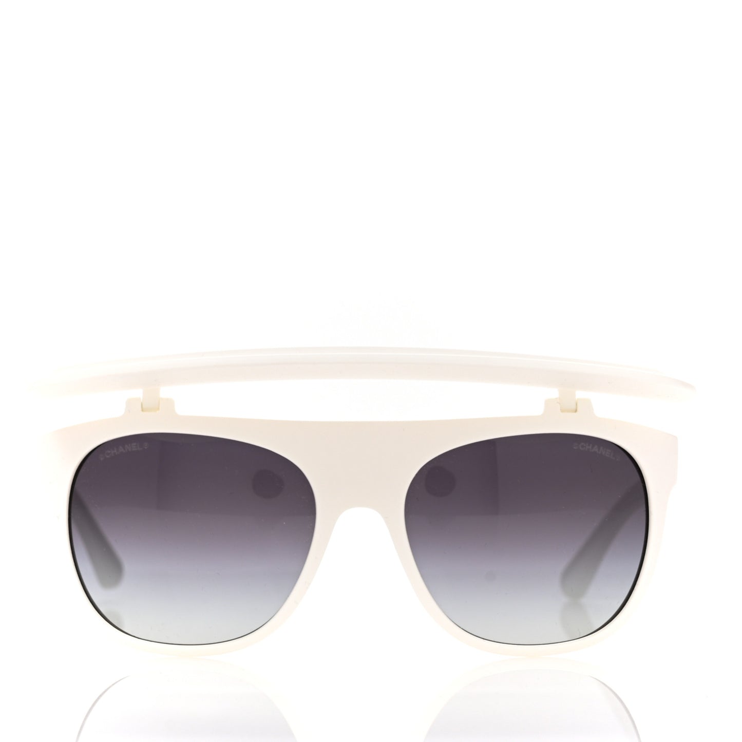 Acetate Visor Sunglasses 71046 Matte White