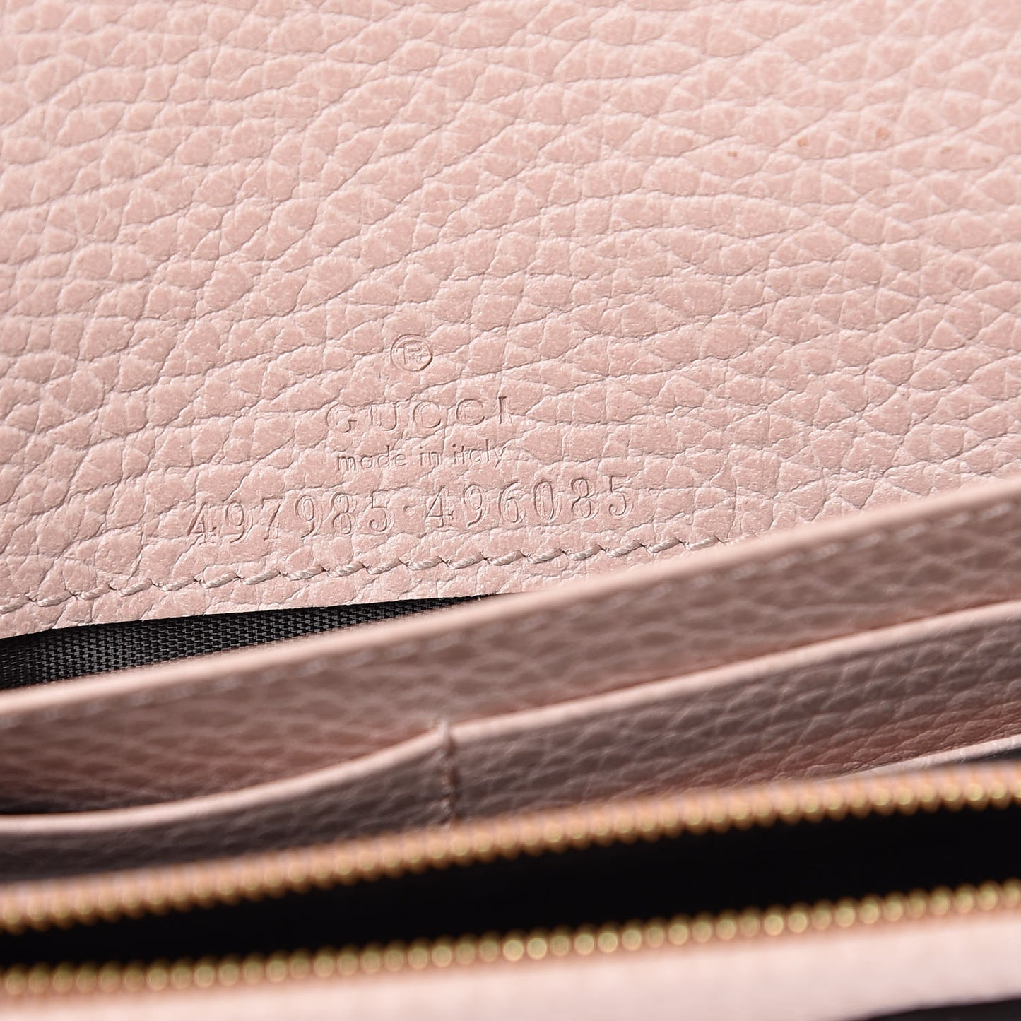 Dollar Calfskin Mini GG Marmont Chain Wallet Perfect Pink