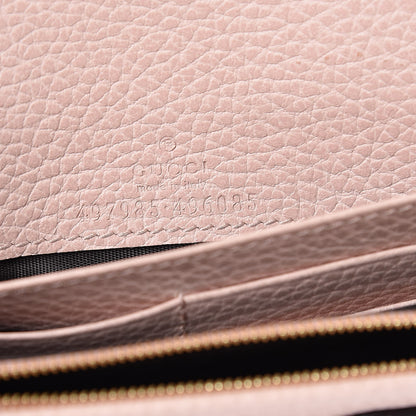 Gucci Dollar Calfskin Mini GG Marmont Chain Wallet Perfect Pink 6 of 10