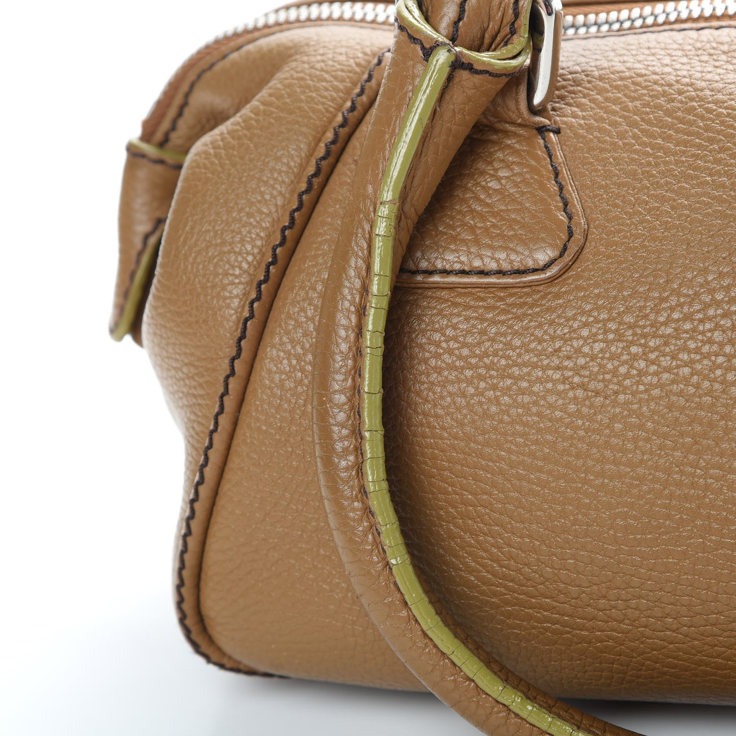 Chanel Calfskin Small Tassel Bowler Light Brown 18 of 22