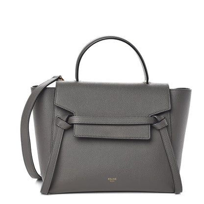 Celine Baby Grained Calfskin Micro Belt Bag Grey 1 of 8