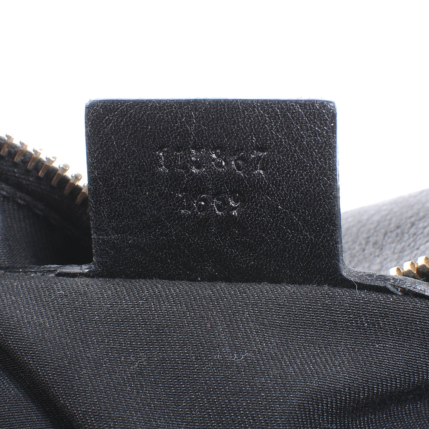 Leather Medium Horsebit Chain Hobo Black