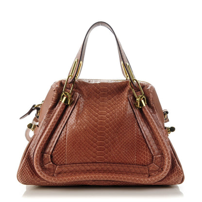 Chloe Python Calfskin Medium Paraty Dusty Rose 1 of 8