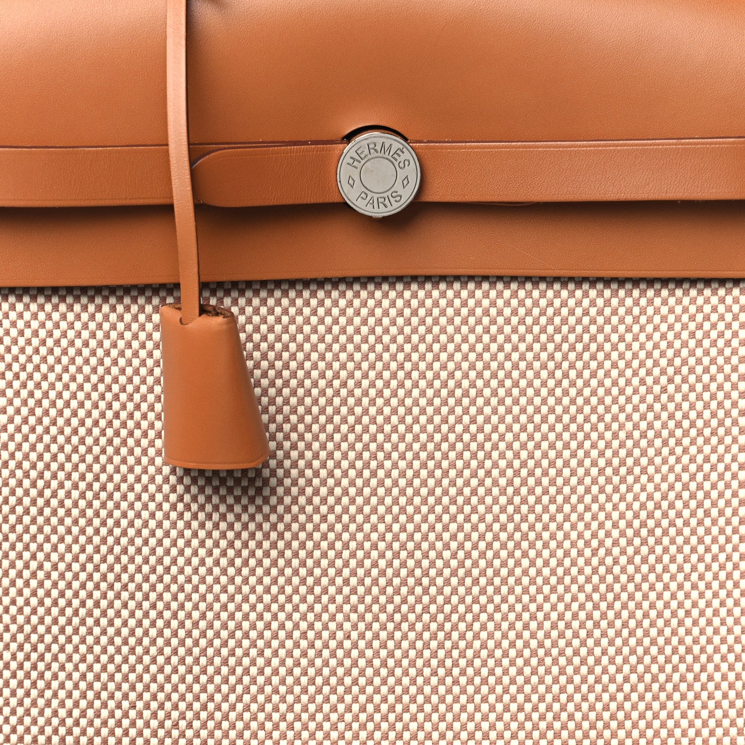 Hermes Vache Hunter Criss Viking Herbag a Dos Retourne Backpack Ecru Beige Naturel 9 of 12