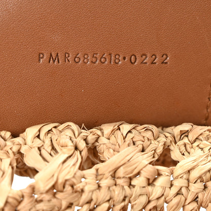Saint Laurent Raffia Calfskin Small Panier Tote Naturel 7 of 10
