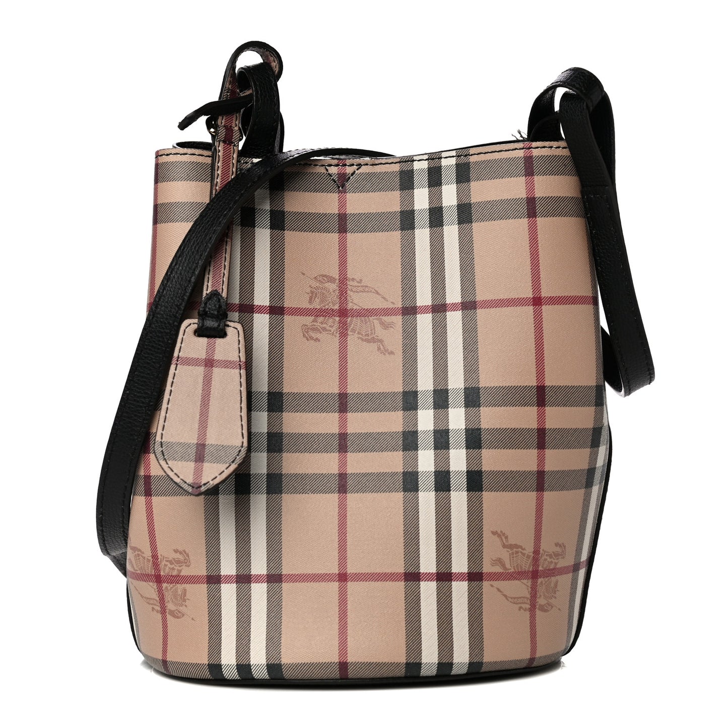 Haymarket Check Colours Small Lorne Bucket Crossbody Black