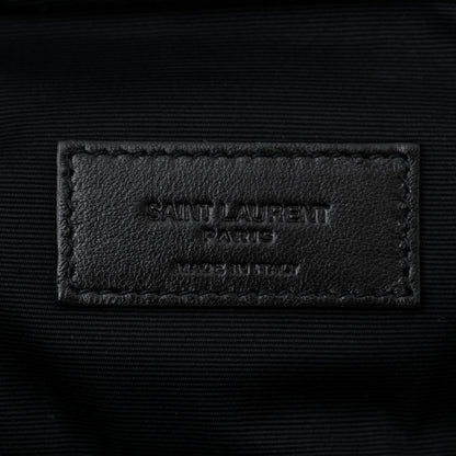 Saint Laurent Grain De Poudre Quilted Vanity Bag Top Handle Black 6 of 11
