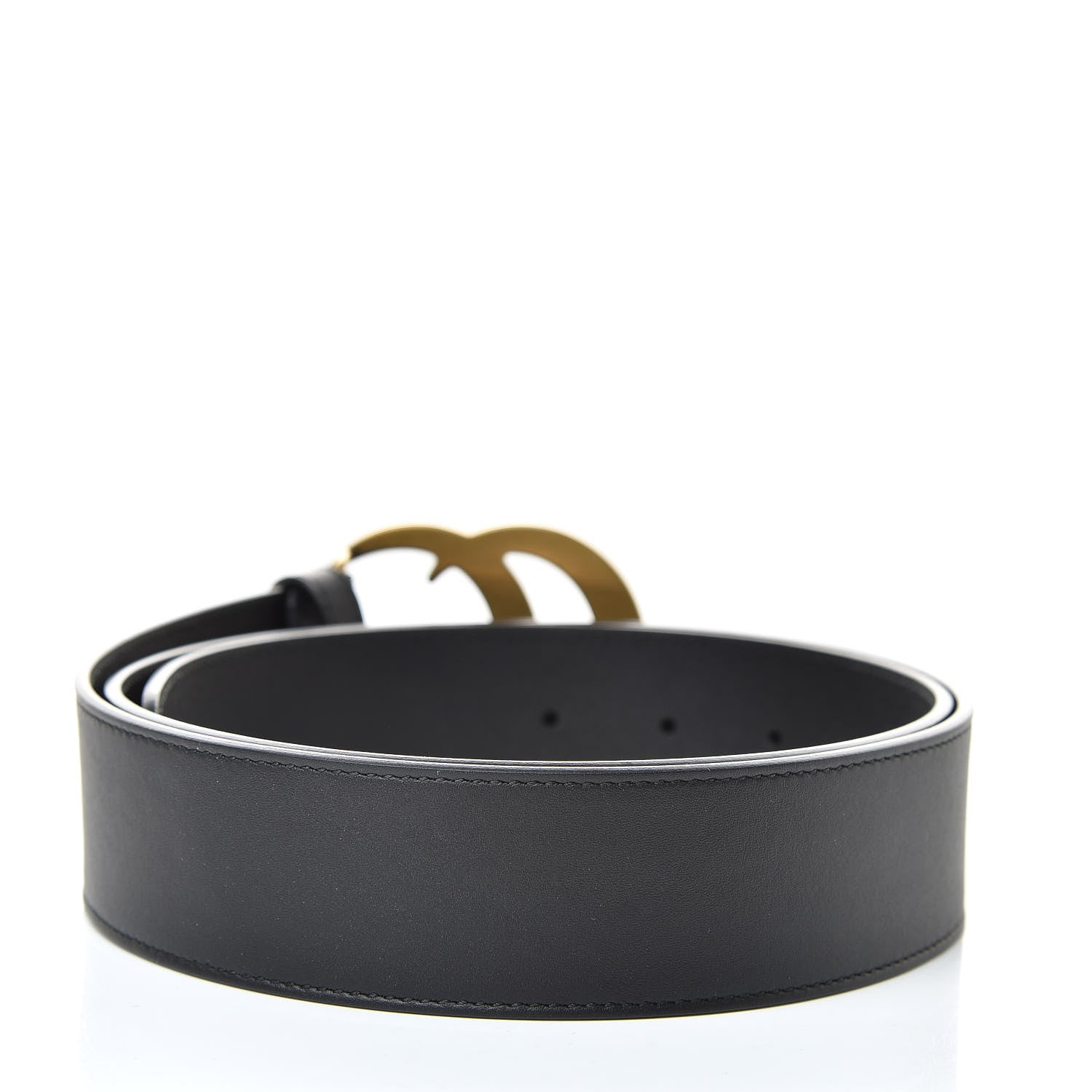 Gucci Calfskin Double G 40mm Belt 95 38 Black 3 of 7
