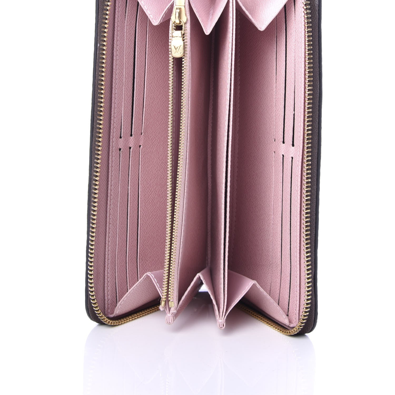 Louis Vuitton Monogram Zippy Wallet Rose Ballerine 5 of 7