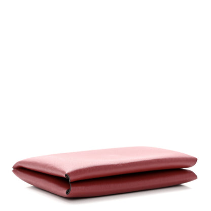 Hermes Evercolor Verso Calvi Card Case Rouge Grenat Glycine 4 of 6