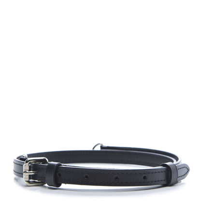 Louis Vuitton Calfskin 16mm Adjustable Shoulder Strap Black 2 of 4