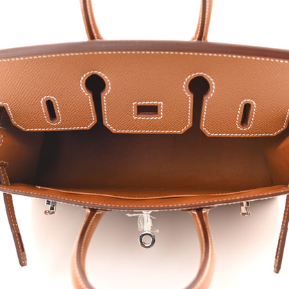Hermes Madame Calfskin Birkin Sellier 25 Gold 5 of 11