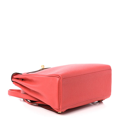 Hermes Taurillon Clemence Kelly Ado Backpack Bougainvillea 4 of 10