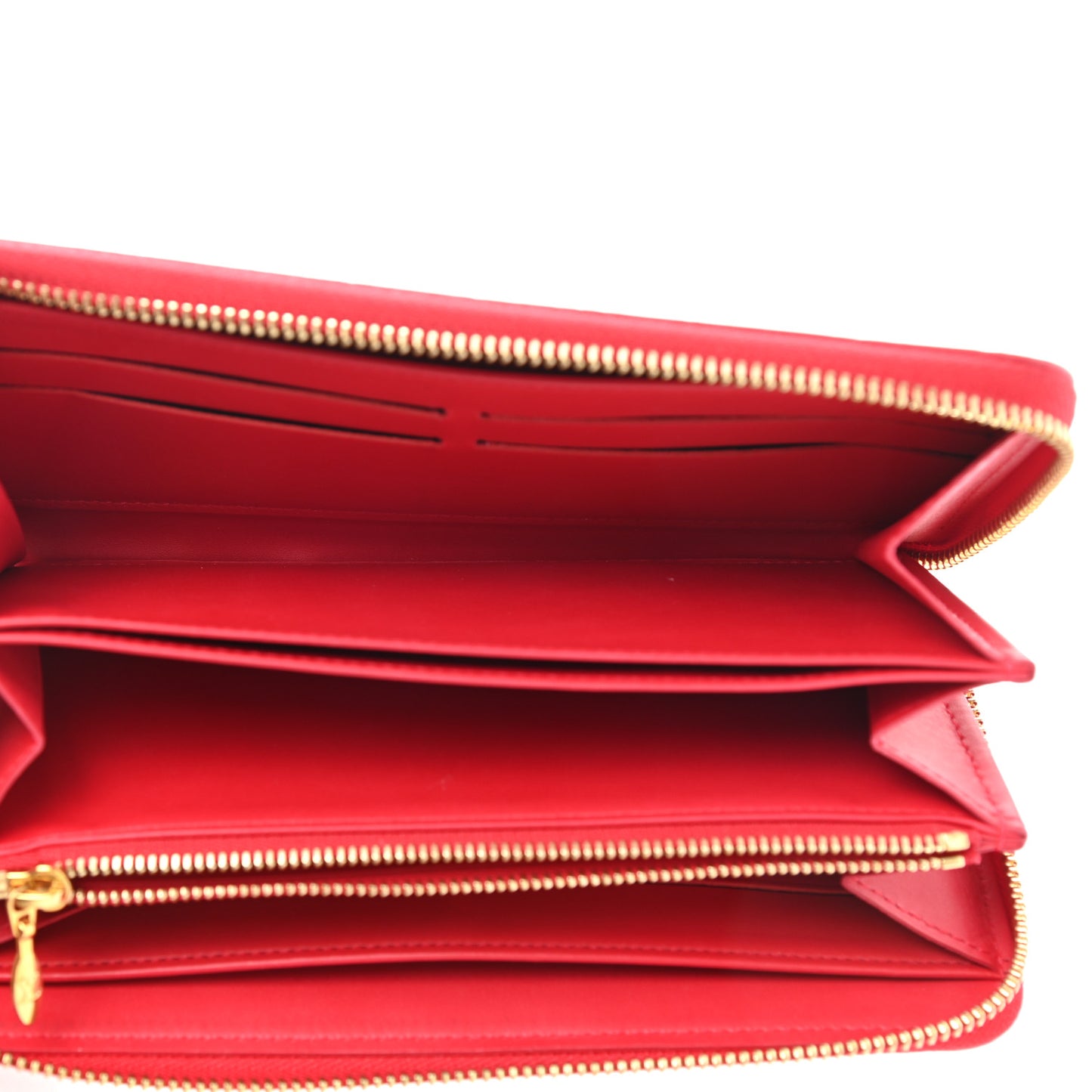 Vernis Kusama Infinity Dots Zippy Wallet Red