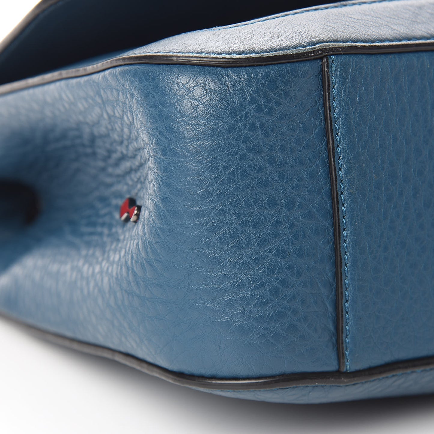 Calfskin Sweet Charity Shoulder Bag Blue
