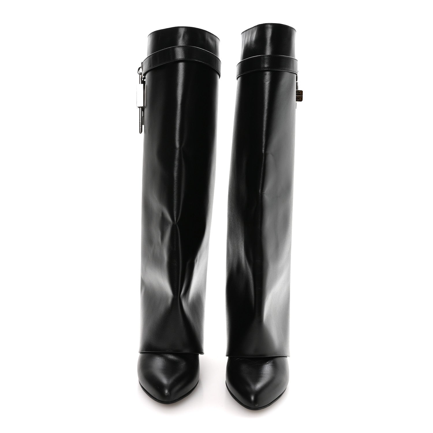Givenchy Calfskin Shark Lock Pant Boots 41 Black 3 of 8