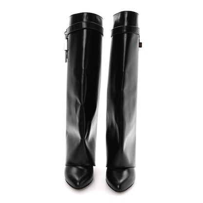 Givenchy Calfskin Shark Lock Pant Boots 41 Black 3 of 8