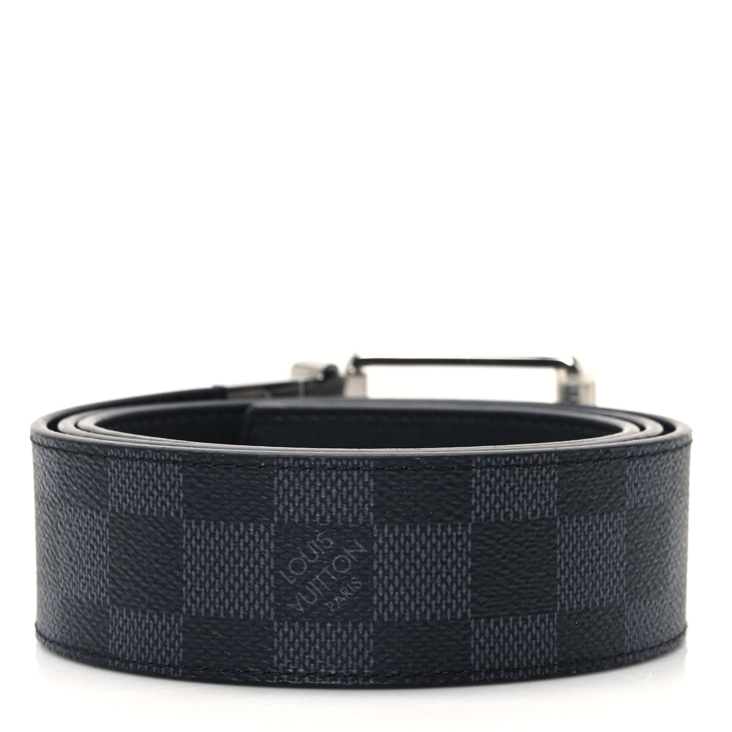 Damier Graphite Calfskin Belt 95 38 Black