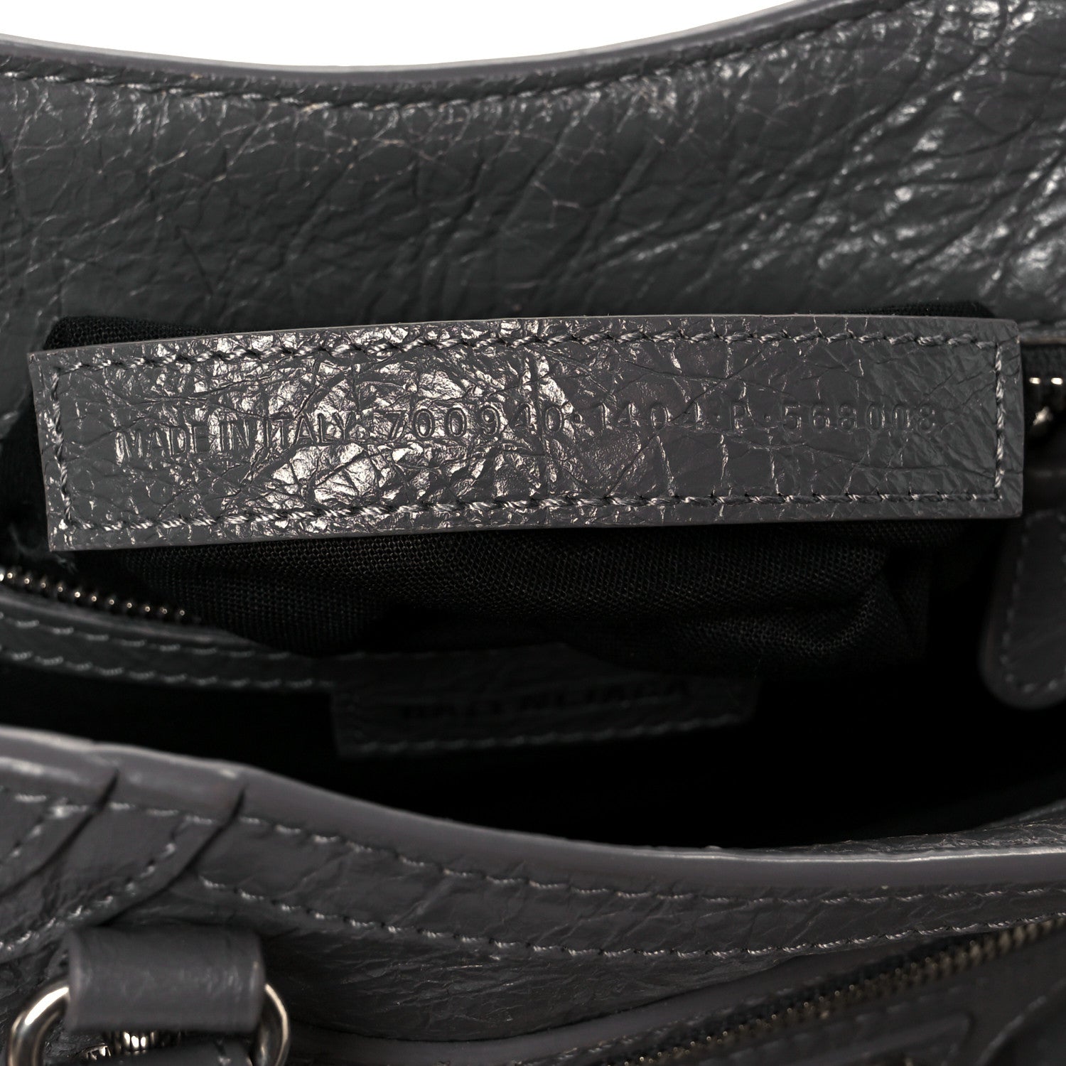 Balenciaga Agneau Arena Neo Cagole Handbag XS Dark Grey 8 of 11