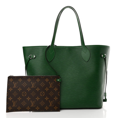 Louis Vuitton Epi Neverfull MM Borneo Green 3 of 10