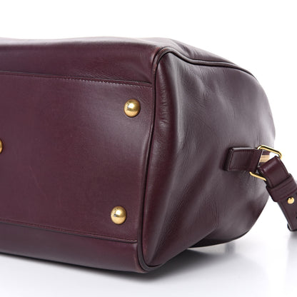 Saint Laurent Calfskin Classic Duffle 6 Amarena 9 of 20