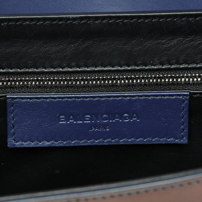 Balenciaga Patent Mini Trapeze Maillon Shoulder Bag Violet 6 of 7