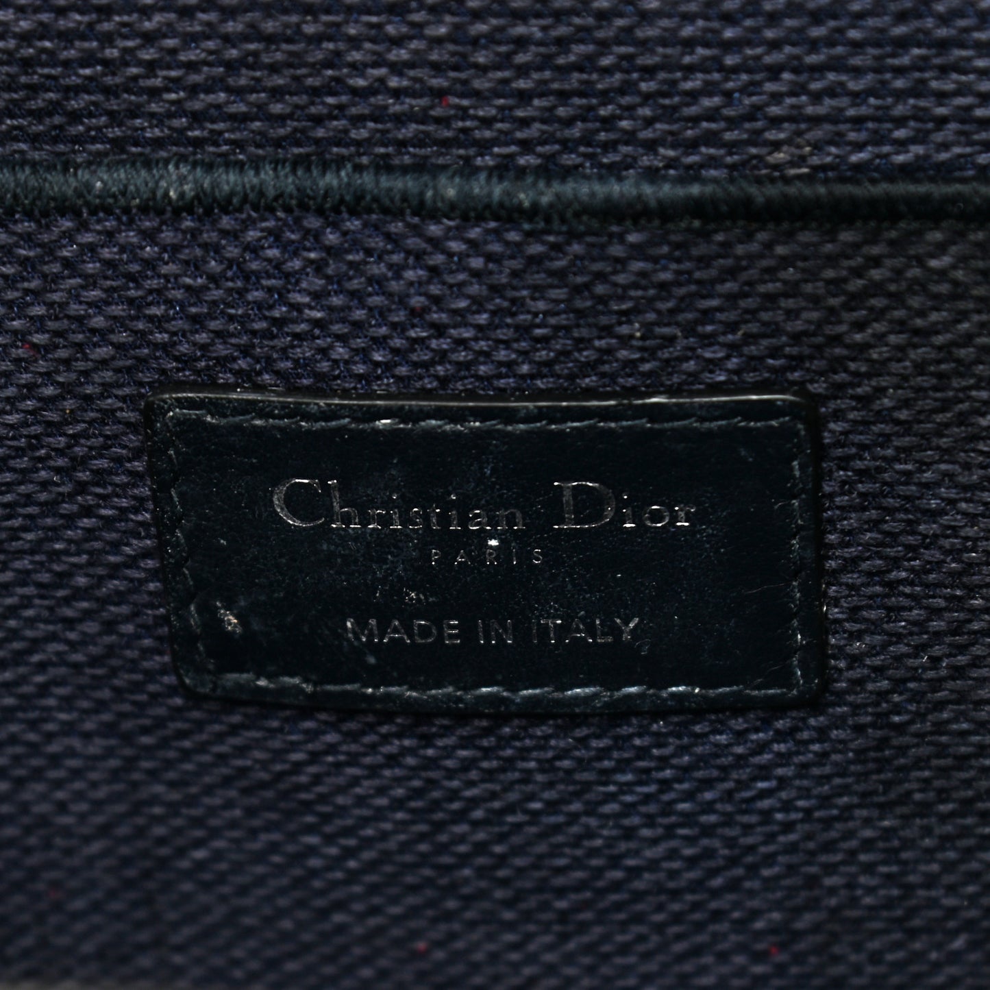 Oblique Diortravel Vanity Case Blue
