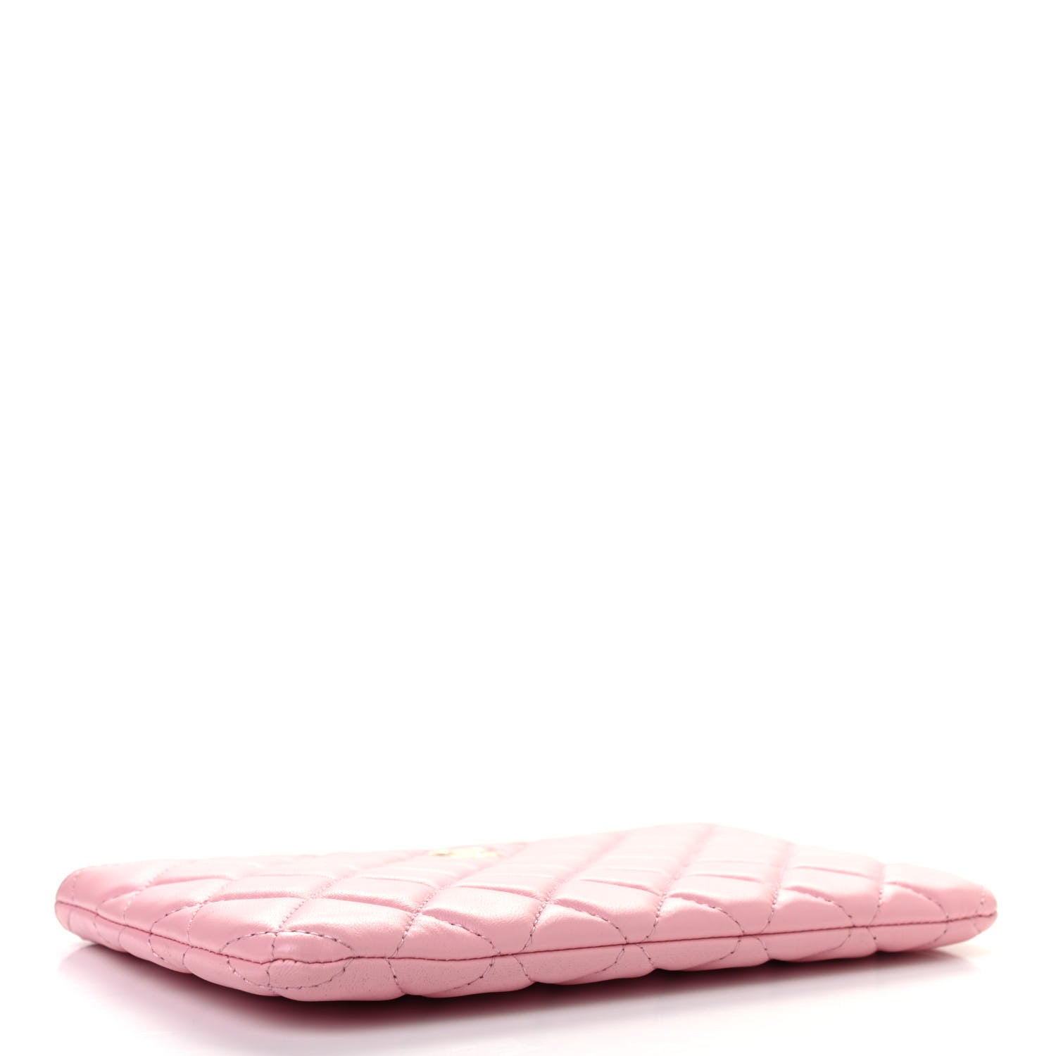 Chanel Lambskin Quilted Cosmetic Case Pink 4 of 7