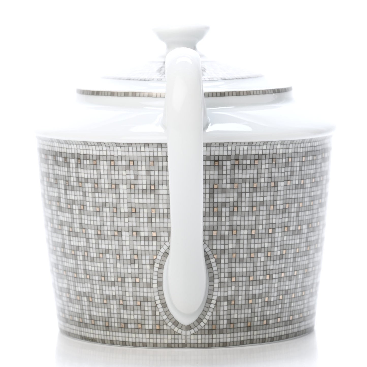 Porcelain Mosaique Au 24 Platine Coffee/Tea Pot Platinum