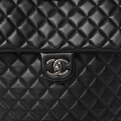 Chanel Lambskin Quilted Large Urban Spirit Backpack Black 9 of 9