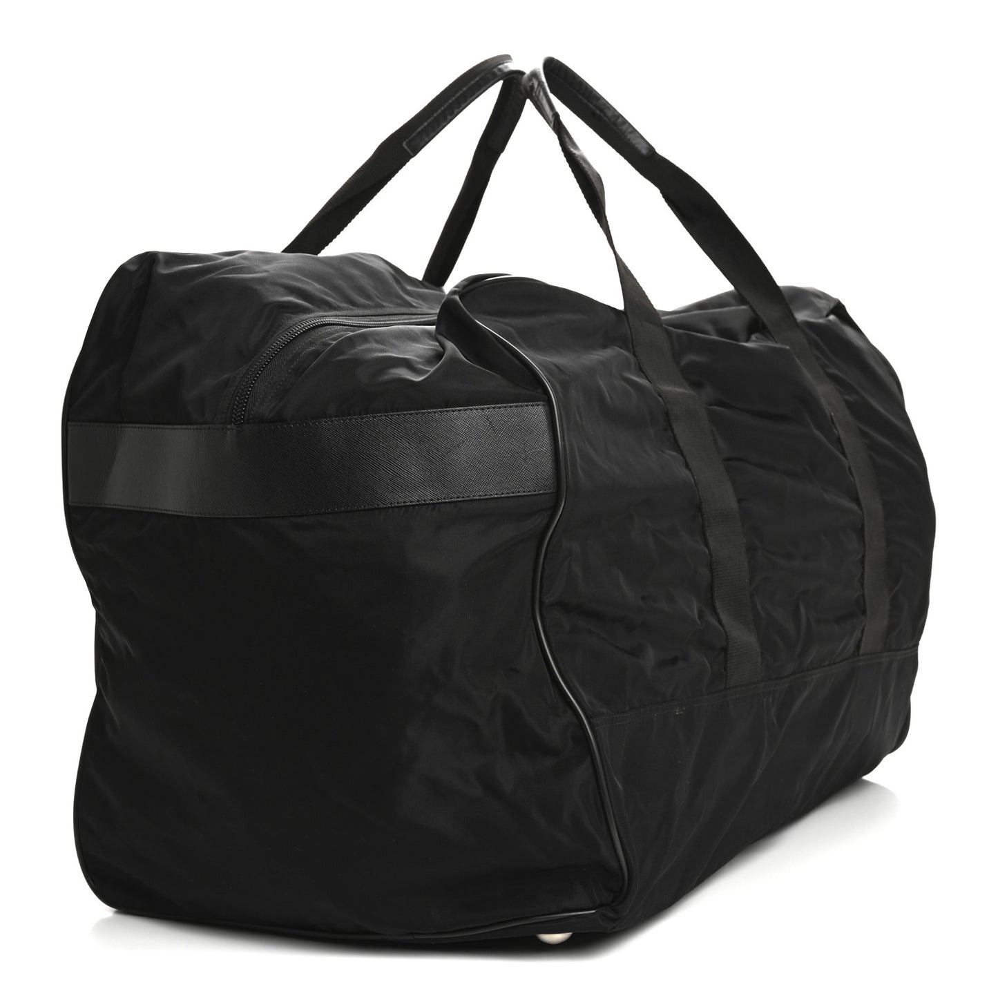 Tessuto Nylon Saffiano Weekender Black