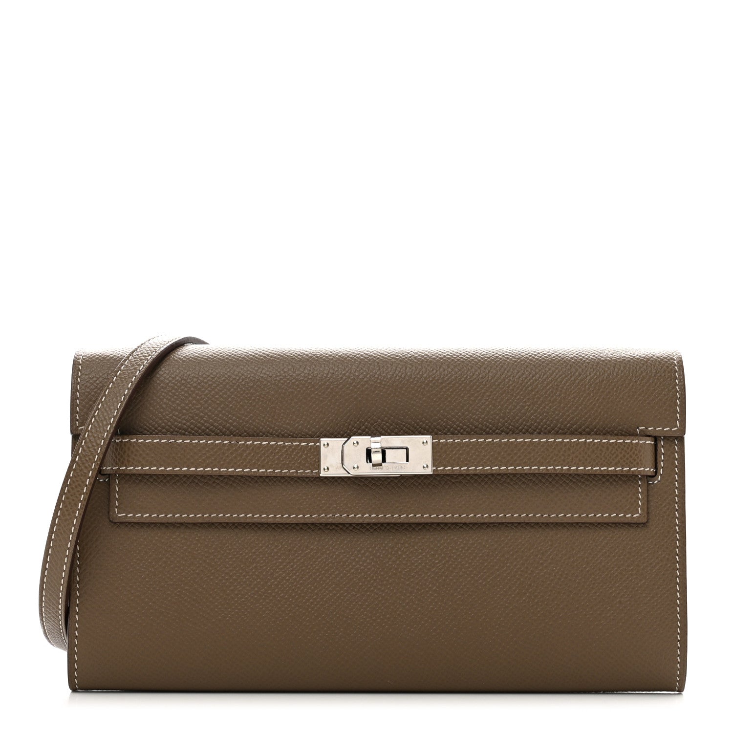 Hermes Epsom Kelly Wallet To Go Etoupe 1 of 10