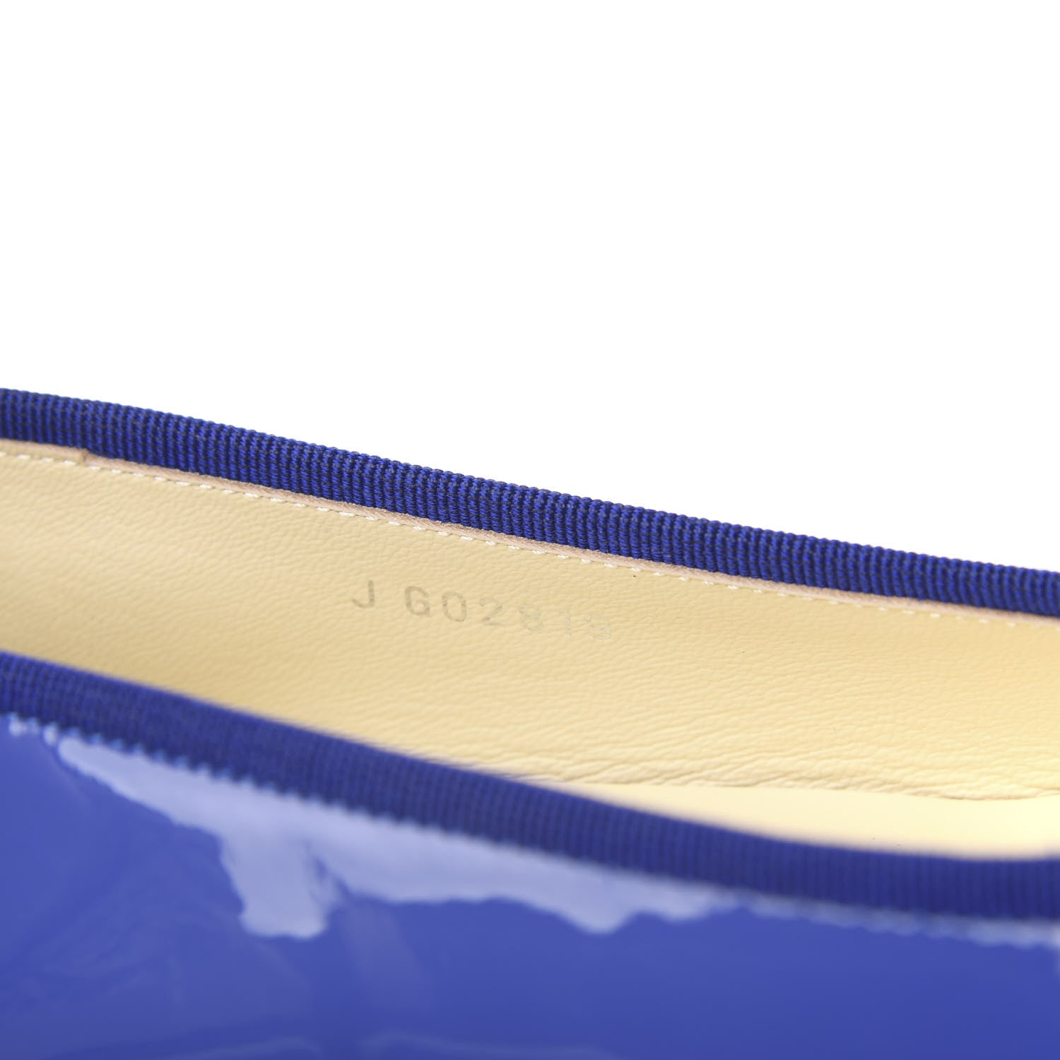 Chanel Patent Calfskin CC Cap Toe Ballerina Flats 39.5 Blue 7 of 8
