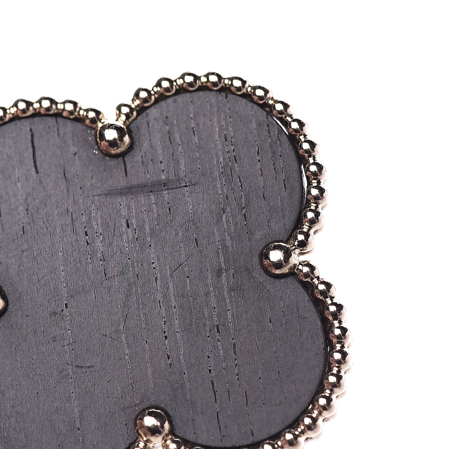 18K Rose Gold Letterwood Magic Alhambra Long Necklace