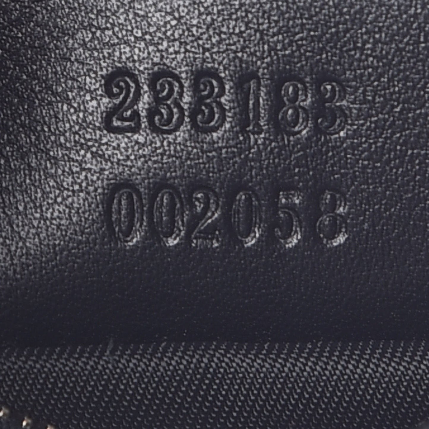 Guccissima Key Case Black