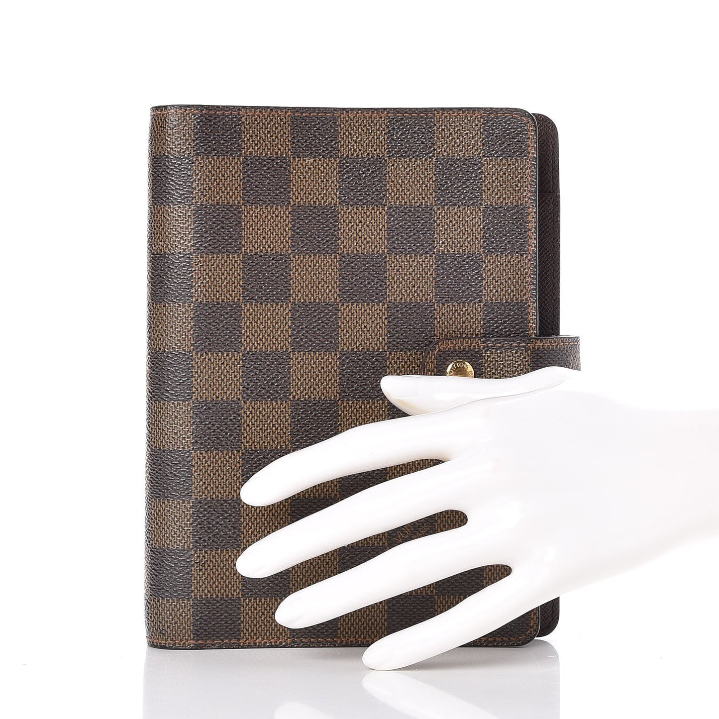 Damier Ebene Medium Ring Agenda Cover