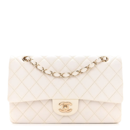 Chanel Caviar Quilted Medium Double Flap White 1 of 11