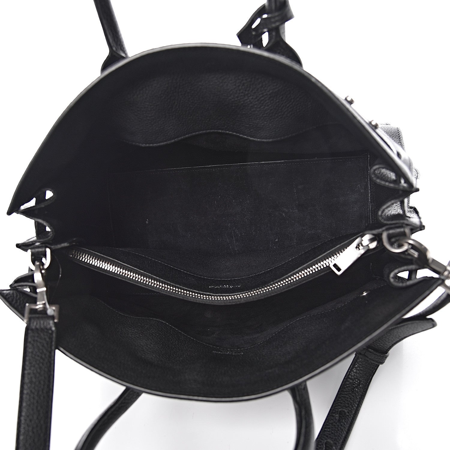 Saint Laurent Grained Calfskin Small Supple Sac De Jour Black 6 of 10