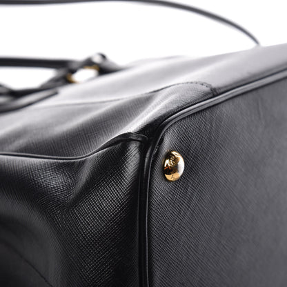 Prada Saffiano Medium Galleria Double Zip Tote Black 12 of 20