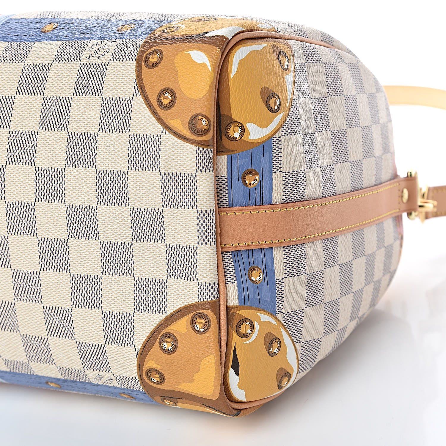 Louis Vuitton Damier Azur Summer Trunks Speedy Bandouliere 30 12 of 12