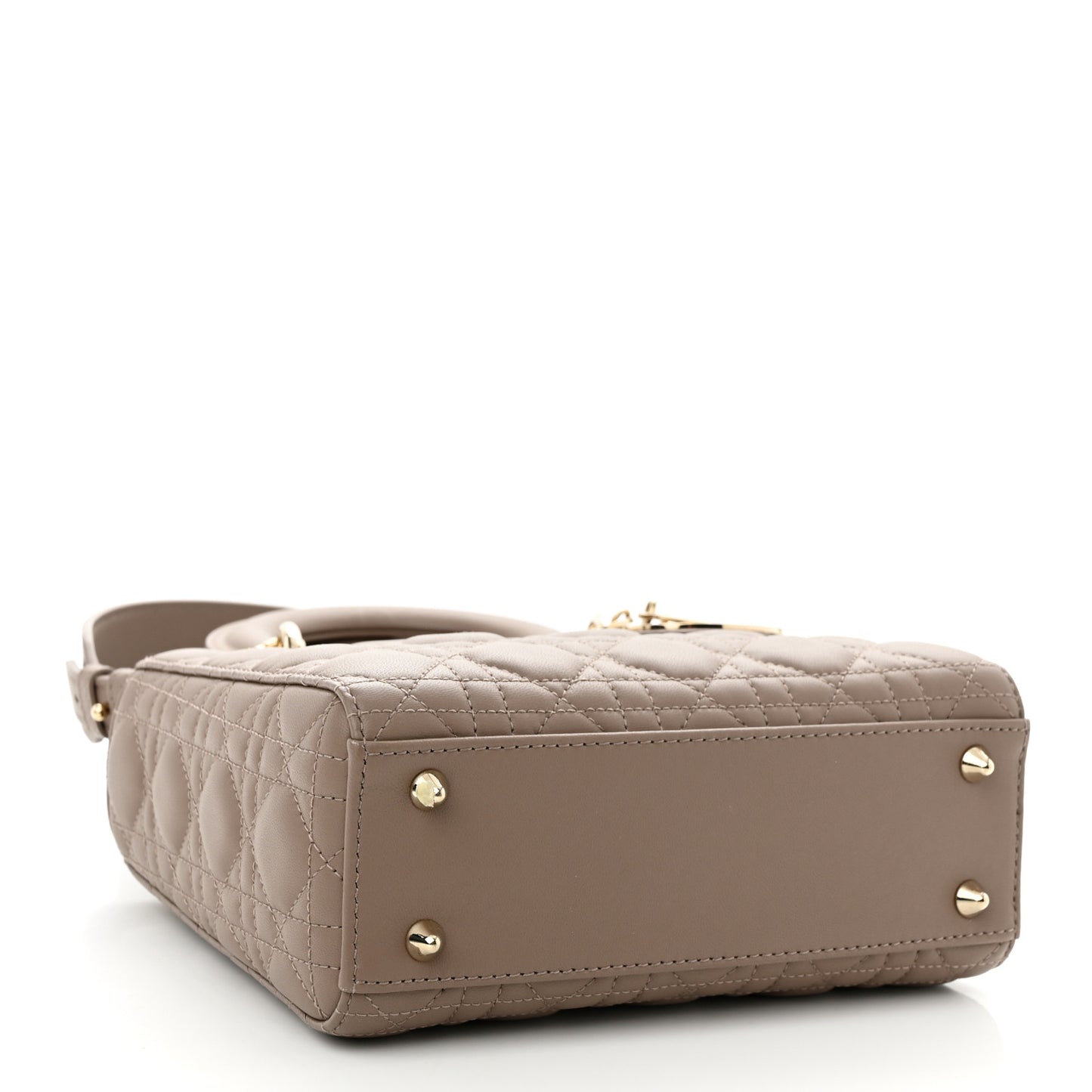 Calfskin Cannage Small My ABCDior Lady Dior Beige