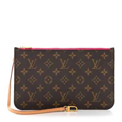 Louis Vuitton Monogram Neverfull MM GM Pochette Pivoine 1 of 9