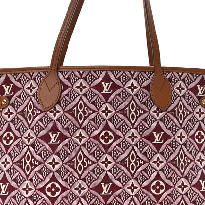 Louis Vuitton Jacquard Since 1854 Neverfull MM Bordeaux 8 of 10
