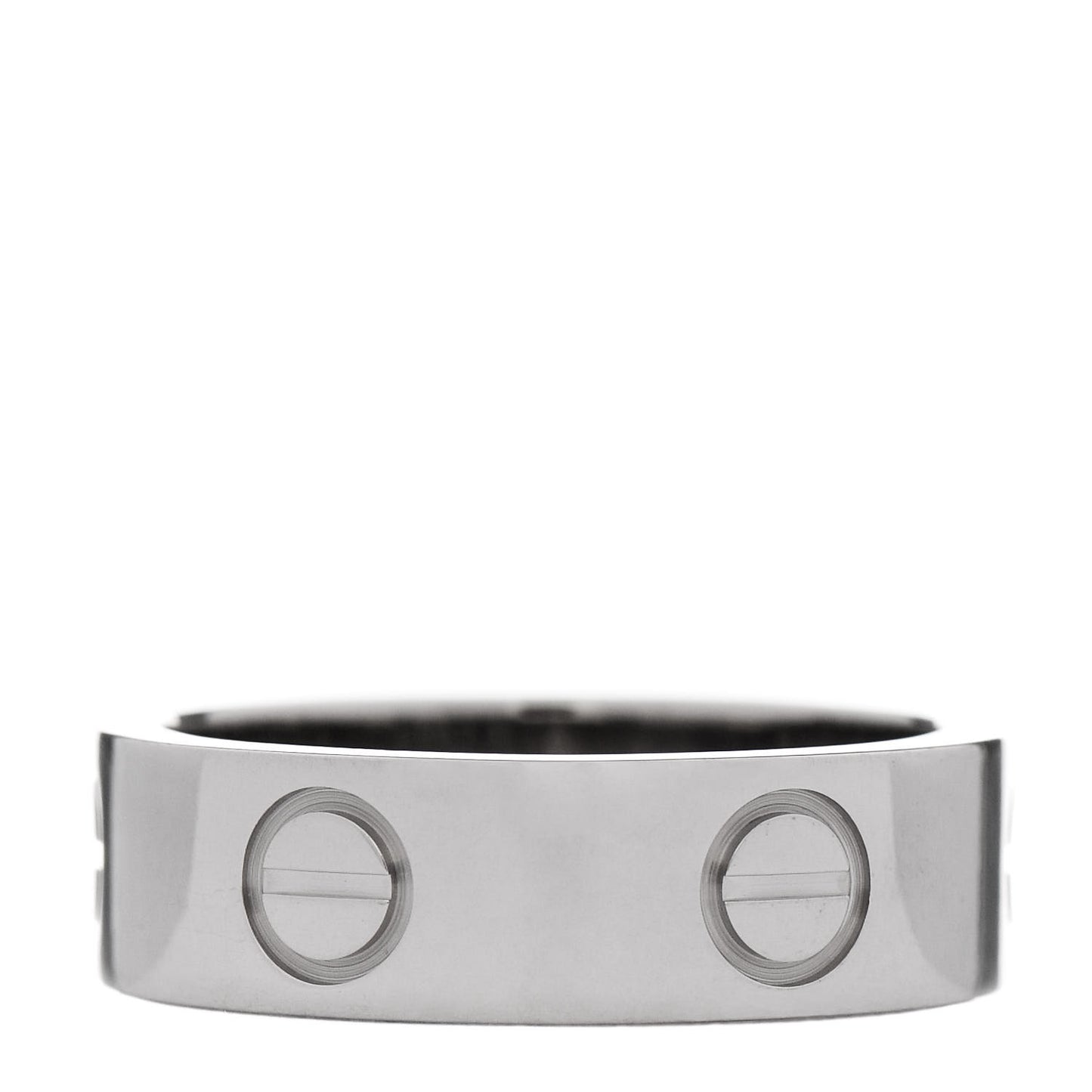 18K White Gold 5.5mm LOVE Ring 50 5.25