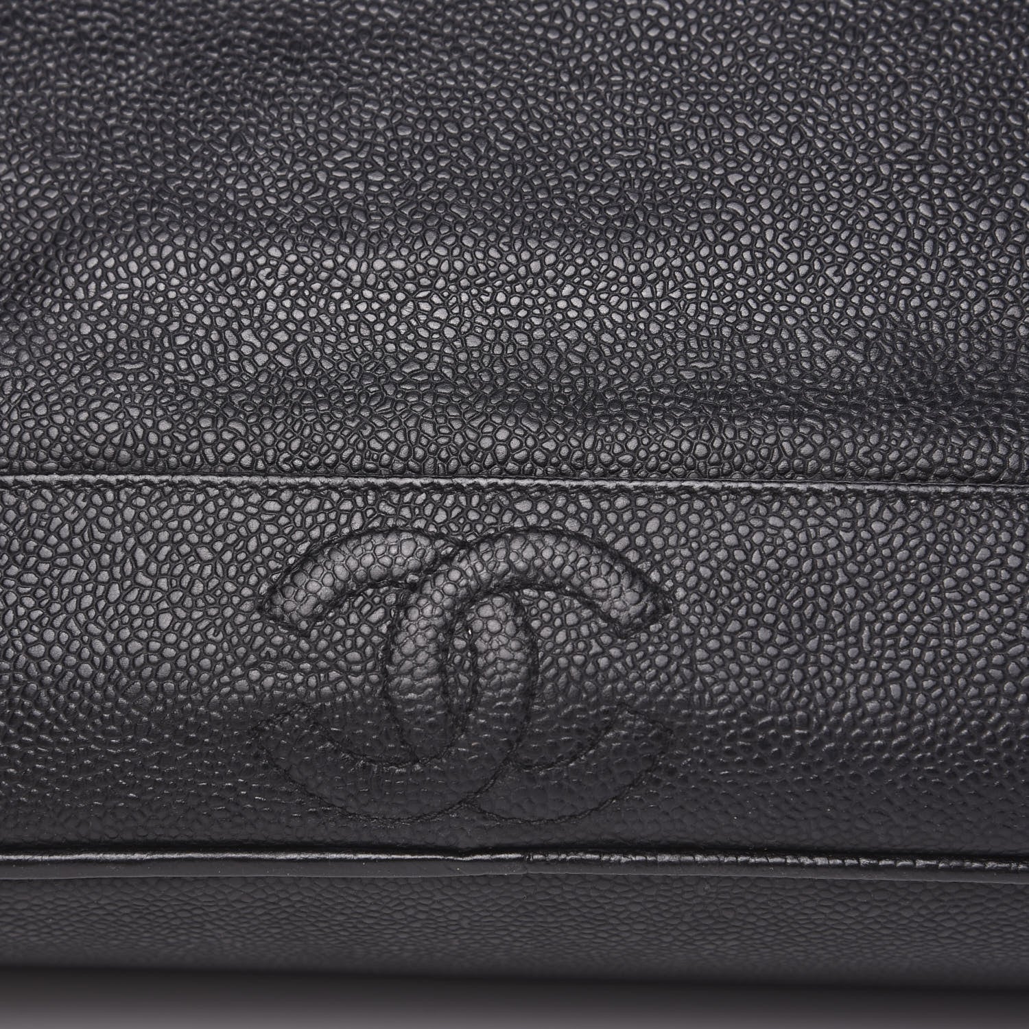 Chanel Caviar CC Shoulder Bag Black 11 of 11